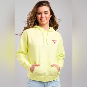 Billabong Lovers Of The Sun Yellow Hoodie Surfer Beach Women's Size Small